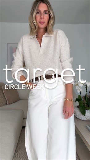 Laura Wood on Instagram: "pulled together my favorite target sweaters and jeans for you because it’s target circle week, and that means BIG savings!! comment TARGET for links. 🎯 KNIT POLO wearing size small in the oatmeal, grey argyle and burgundy. a great piece with jeans, minis AND for the office!! STRIPED KNIT PULLOVER wearing the medium. chunky. fabulous quality. can not go wrong with navy stripes! CABLE KNIT wearing the large in both the brown and green for an oversized, loose fit. classic