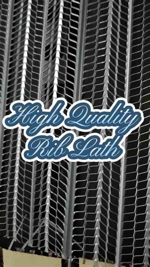 Expanded Metal Lath Factory Rib Lath Galvanized Steel Sheet Delivering  Plaster Bonding and Fixing Properties