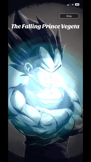 The Falling Prince Vegeta's Epic Journey