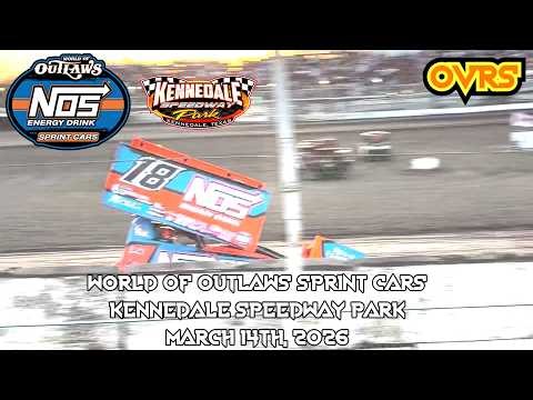 World Of Outlaws Sprint Cars - Kennedale Speedway Park (3-14-26)