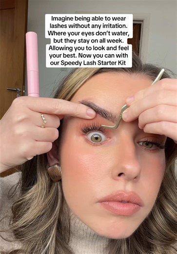 Lash extensions from home, without any irritation.. especially if you have sensitive eyes