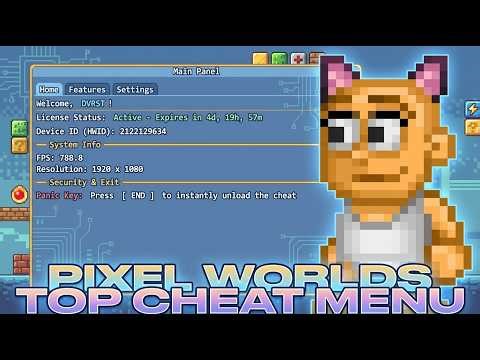 💎 Pixel Worlds TOP Cheat 2026 | Mega Menu 60+ Features + Noclip + Auto Fishing | PC Free 🚀