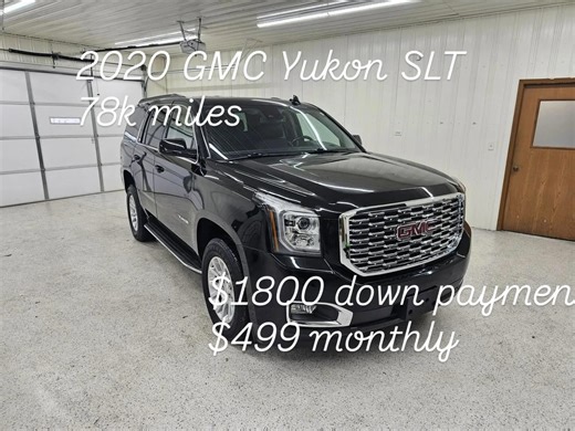Finance with Jordan | 2020 GMC Yukon SLT ta 5.3L V8 Engine - 355HP • Open Road Pkg - 4WD Di 78K Miles - 21MPG Looking for space, luxury, and power? This 2020... | Instagram