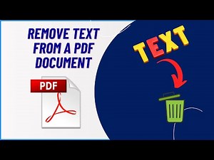How to Remove Text From a PDF Document by Using Adobe Acrobat Pro Dc