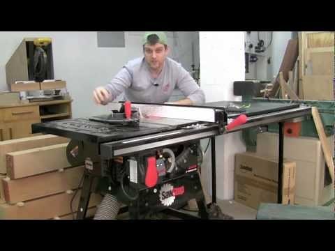 SawStop Contractor Saw Product Tour