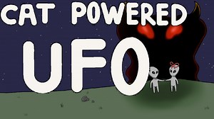 Cat-Powered UFO Windows game