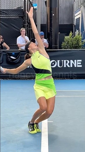 Lilli Tagger Serve Slow Motion #tennis #serve #tennistip #slowmotion #tenniscoach #tennisplayer #wta