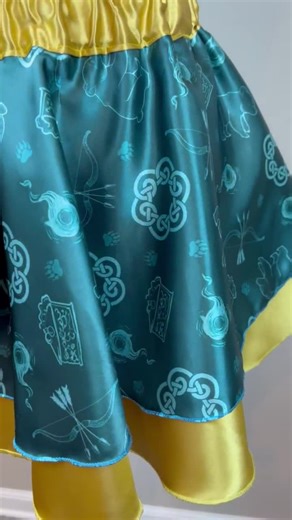 Merida Brave Royalty Running Skirt, Merida Brave Costume, Running Skirt, Princess Costume, Princess Weekend Costume, Brave Skirt - Etsy