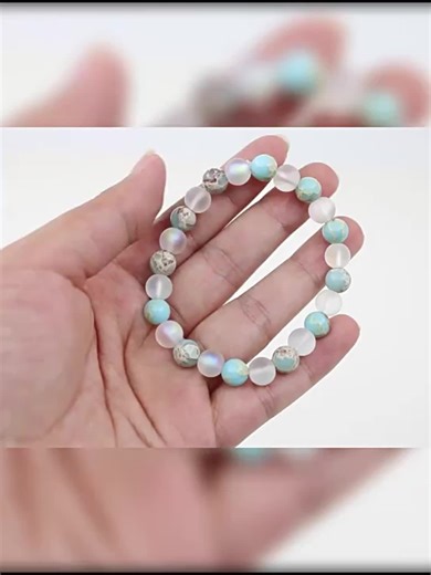 video, Natural Crystal Bracelet for New Beginnings, Gift for Friends, Start Fresh Life, Full of V...