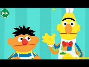 Sesame Street Bert and Ernie Work At A Restaurant Online Game