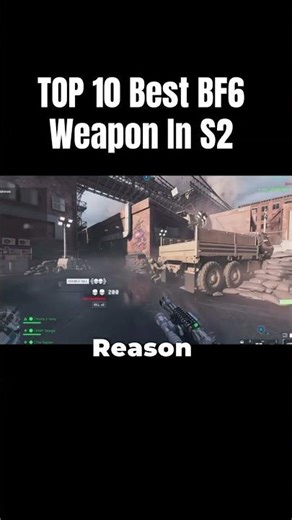 Top 10 best Weapons after season 2 in BF6🤔