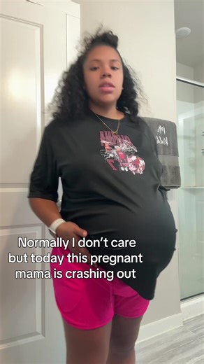 I call this stage of pregnancy: 9 month crashout💀 I’m the biggest I’ve ever been, my clothes don’t fit, everything hurts, I know I’m big 😭 sincerely, a mama whose ready to have her baby #foryoupage #pregnancy #rage #baby #pregnant
