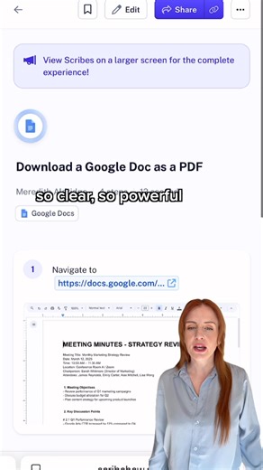 Writing documentation eats your time and drains your energy. Manual documentation leads to outdated processes and frustrated teammates constantly asking follow-up questions. 👉 Scribe eliminates all that hassle 👈 Just do your task and Scribe automatically creates flawless step-by-step guides your team can follow. Ready to cut documentation time by 75%? Get started with Scribe today! | Scribe