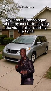 2.1K views · 12 reactions | My internal monologue when my ex starts playing the victim… When your ex starts the drama and then acts like the wounded one  Repeat after me: Not going to take the bait. #divorcelife #coparenting #divorcehumor #toxicrelationships #divorcerecovery | Hello Divorce | Facebook