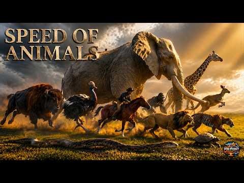 Top Speed of 50+ Animals in 3D (Realistic Comparison)