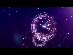Blue clock numbers photography&video background