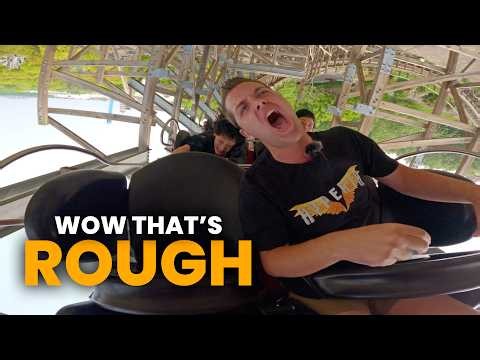 Watch Me Get Tossed Around a Rough Wooden Roller Coaster in China