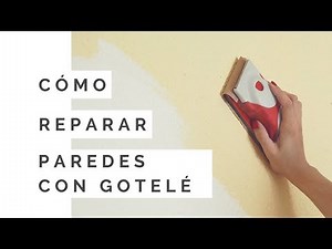 How to repair textured walls: spray small repairs on walls decorated with textured walls