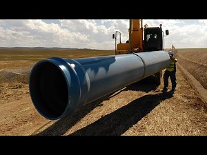 Construction of large diameter water networks