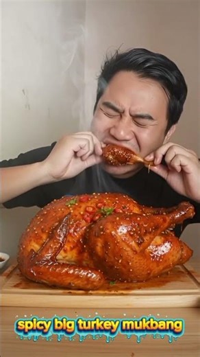 spicy big turkey mukbang.!!! #extrememukbang #food #mukbanginternational #epicmukbang #foodie