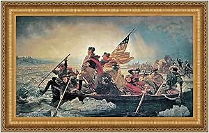 Design Toscano Washington Crossing the Delaware, 1851, Canvas Replica Painting: Grande