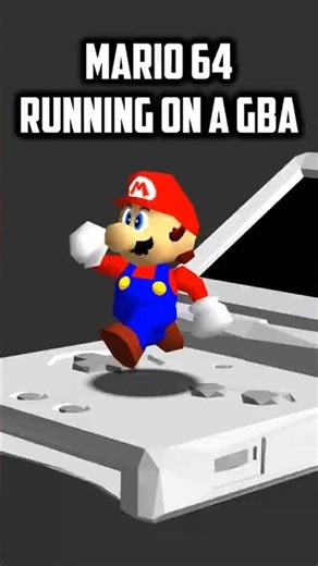 ⭐ Super Mario 64 - Mario 64 running on a GBA
