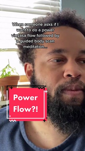 Did someone say power vinyasa?!? Followed by a body scan?! 🥵🥵#yogaboys🧘 #yogaflows #poweryogaflow #poweryoga #vinyasayoga #vinyasaflow #bodyscanmeditation #bodyscanmeditation #yogaflow #yogamen #yogamentor #yogajokes #yogateacher #yogateachersoftiktok #tiktokyogateacher #blackyoga #blackyogateacher