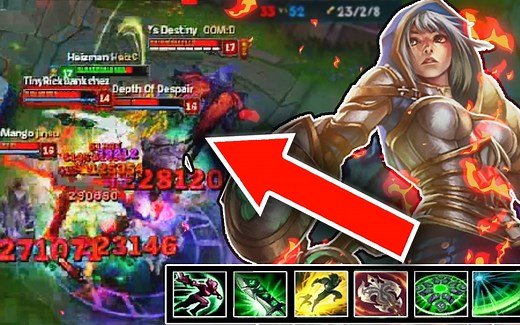 世界最强锐雯们精彩操作集锦！连招行云流水！---BEST RIVEN PLAYS BY THE COMMUNITY - 英雄联盟 lol 放逐之刃锐雯