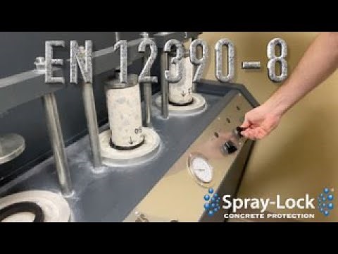 EN-12390-8 Water Penetration of Hardened Concrete