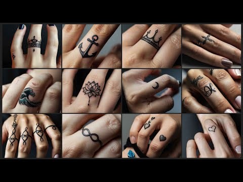 Cute Finger Tattoo Designs for Girls💍💕Beautiful Finger Tattoo Ideas for Females✨Tattoo Design Ideas