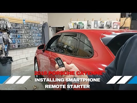 Installing Viper 4706 & Smartphone Remote Starter on a 2016 Porsche Cayenne