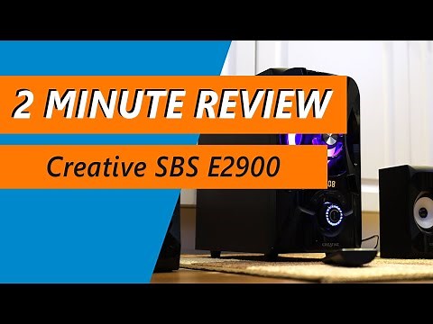 Sounds better than you think? Creative SBS E2900 2.1 Computer Speakers Review