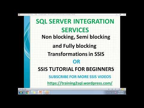 Non blocking, Semi blocking and Fully blocking Transformations in SSIS | Synchronous Vs Asynchronous
