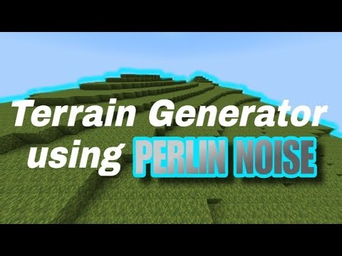 Perlin Noise Terrain Generator using only COMMAND BLOCKS in Minecraft Bedrock Edition.