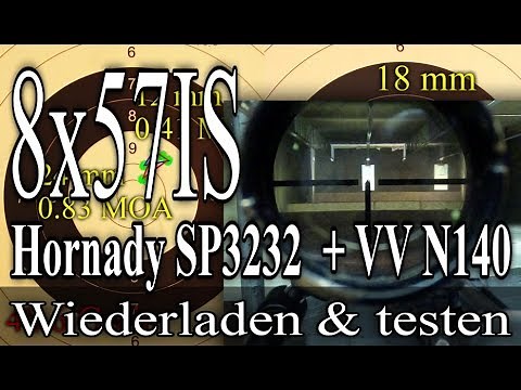 8x57IS SP3232 N140 Wiederladen Testen