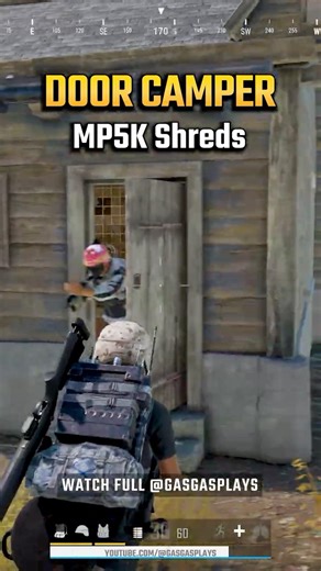 He thought he was safe... until the MP5K Shreds! 💀 #PUBG