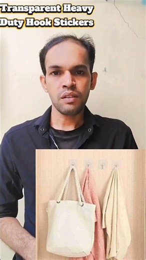 Transparent Heavy Duty Hook Stickers #hook #walldesign #walldecorationideas
