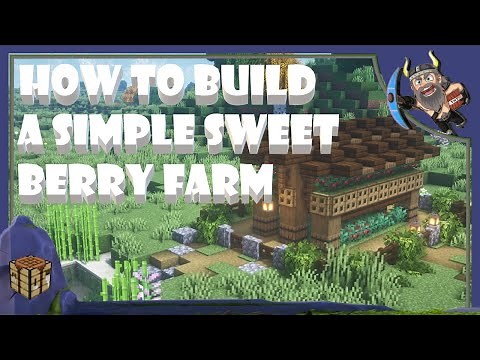 Minecraft | How to Build a Simple Sweet Berry Farm | Tutorial