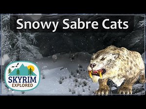 Snowy Sabre Cats | Skyrim Explored