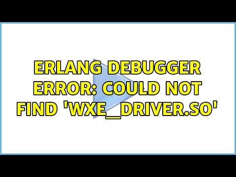 Erlang debugger error: Could not find 'wxe_driver.so'