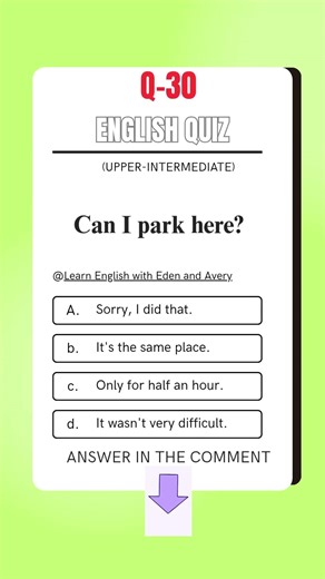 Quick English test part 31 Multiple choice #quiz
