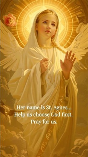She Chose Purity over Power 🕊️ #catholic #saints #stagnes