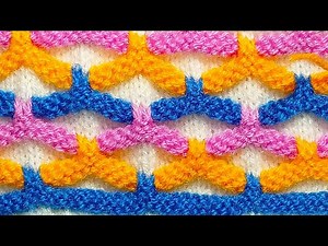 multicolour Knitting pattern for sweatercardigan jacketरंग बिरंगा डिजाइन‪@momsknittingandstyle4102‬