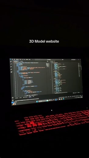 3D Full Website || 3D Website Code || Making A 3D Website || Project Development #shorts #coding