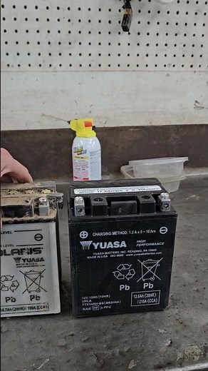 Polaris Sportsman 570 battery upgrade. No modifications needed.
