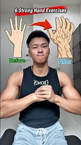 6 Effective Hand Strength Exercises‼️ #homeworkout #workout #hand #forearms #motivation #shorts