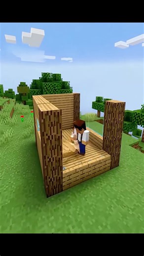 Minecraft House Build #animation #minecraftanimation #shorts