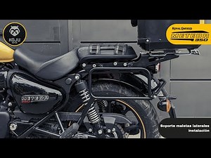 🔧🧰 Instalación Soporte maletas laterales / Side Rack / KOJU para Royal Enfield Meteor 350