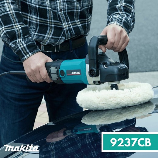 The Makita 9237CB Polisher is a powerful dual-action polisher...