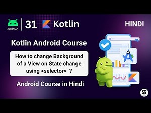 How to change background of view on state change ? | Android Selectors | Selector in Android Studio